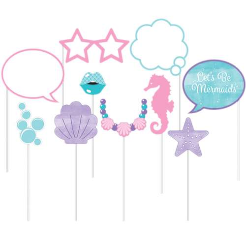 Mermaid Party Photo Props